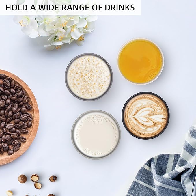 greenandlife Premium Wheat Straw Cups 20 oz Set of 8 Alternative to Plastic Cups Reusable Unbreakable Drinking Cup Dishwasher Safe Water Glasses Tumblers, Grey and Black