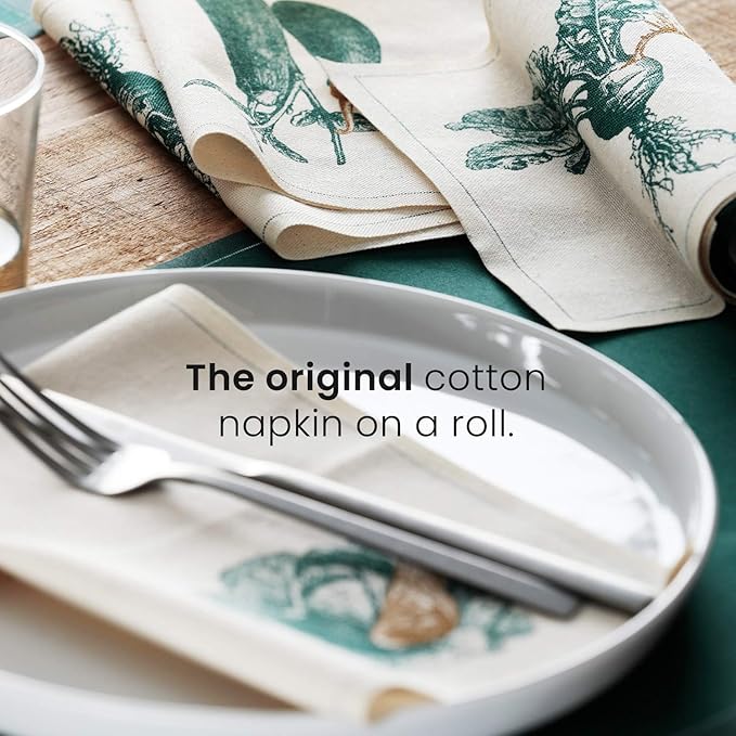 Cotton Dinner Napkin - 12.6 x 12.6 in - 12 units per roll - Lipstick Red