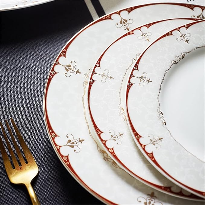 European Tableware Bowls Plates Ceramic Sets Tableware Sets Tableware Sets 58 Pieces