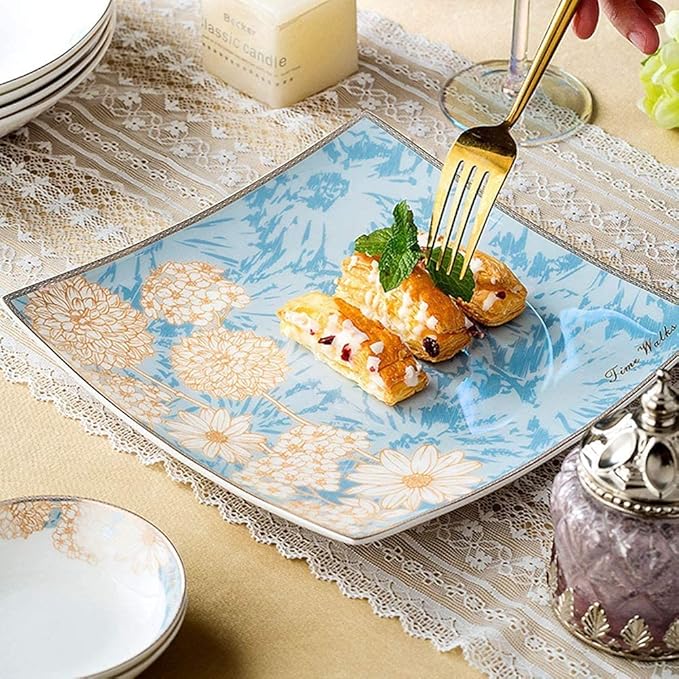 Dinnerware Sets - Luxury Gift Dishes Service Set, Luxury Porcelain Dinnerware Set, 60 Pieces Handmade Chinese Palace Ceramics Dinner Sets Plates/Bowls - Tableware Combination Set