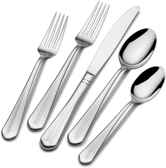 Mikasa Colette 45-Piece Flatware Set, Service For 8