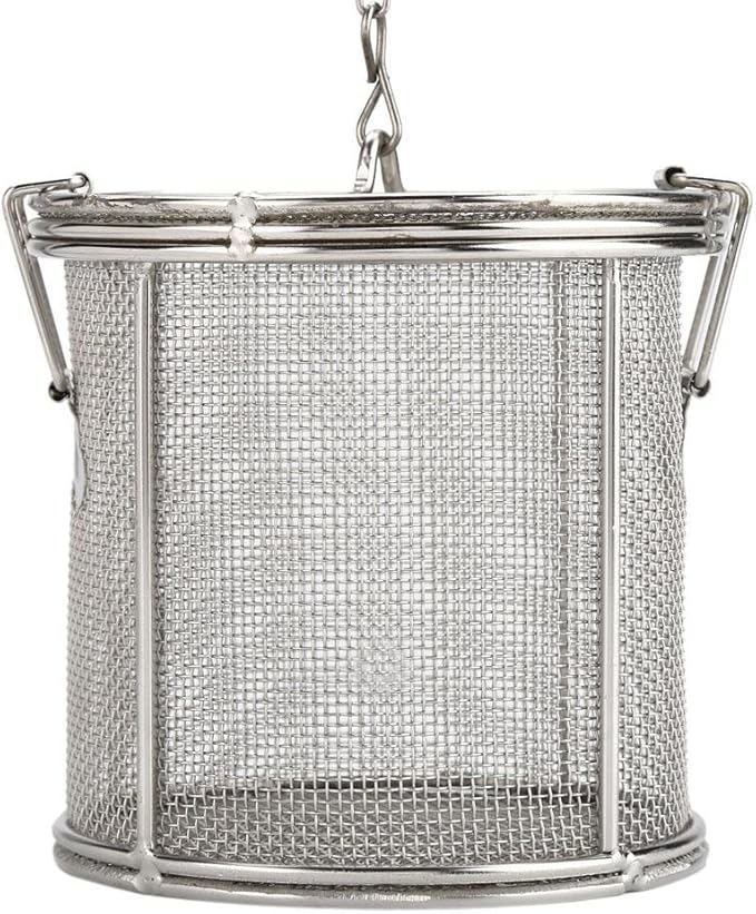 AUNMAS Stainless Steel Tea Strainers for Loose Tea, Mesh Design Tea Infuser with Chain, Tea Ball Strainer Soup Seasonings Seperation Basket Filter Ball for Cooking Home Restaurant