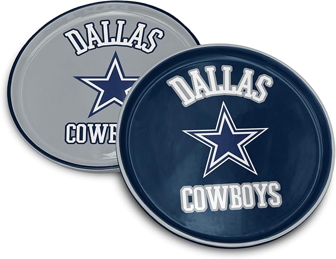 NFL Home and Away 2 Pack Round Serving Plates