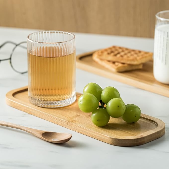 3 Compartment Condiment Tray, Chip and Dip Bowl with Wooden Serving Tray, Perfect for Snacks, Appetizers, Charcuterie, Chips, Candy, 10-inch Chip and Dip Serving Set for Parties