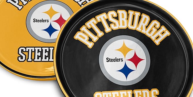 NFL Home and Away 2 Pack Round Serving Plates