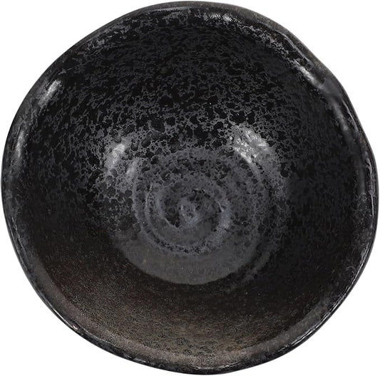 PRETYZOOM Unique Japanese Style Irregular Ceramic Plate Appetizer Serving Dish for Sauces and Seasonings Food-Grade Dishwasher Safe for Restaurants and Home Use