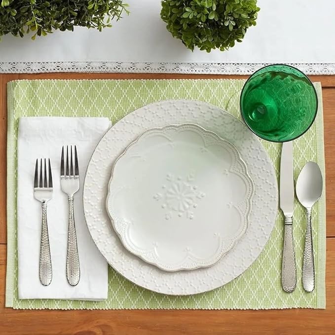 Service for 4 Ceramic Dishes to Eat 16 Piece Dinnerware Set Dinner Plate Dish Kitchen Tableware Set of Plates