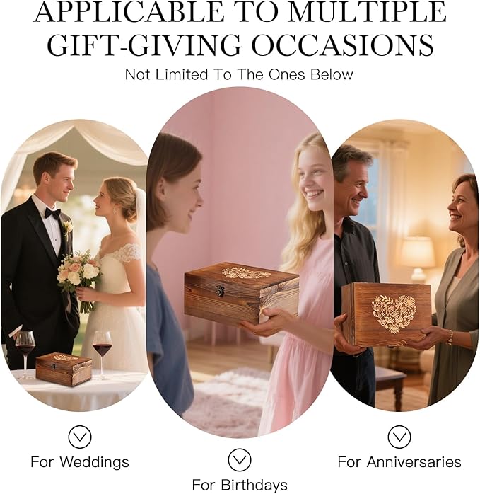 2025 Mr & Mrs Wine Glasses Gift Set with Memory Box,Wine Bag, Greeting Card – Engagement, Wedding & Newlywed Gifts for Couples, Just Engaged Gifts for Women, Christmas Couple Present