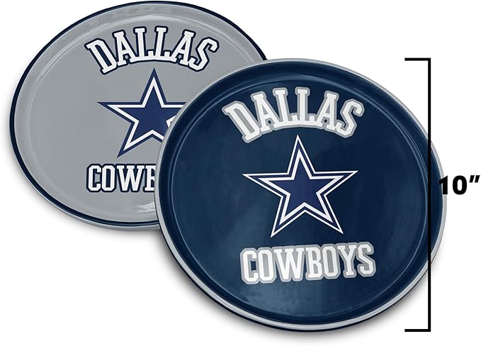 NFL Home and Away 2 Pack Round Serving Plates