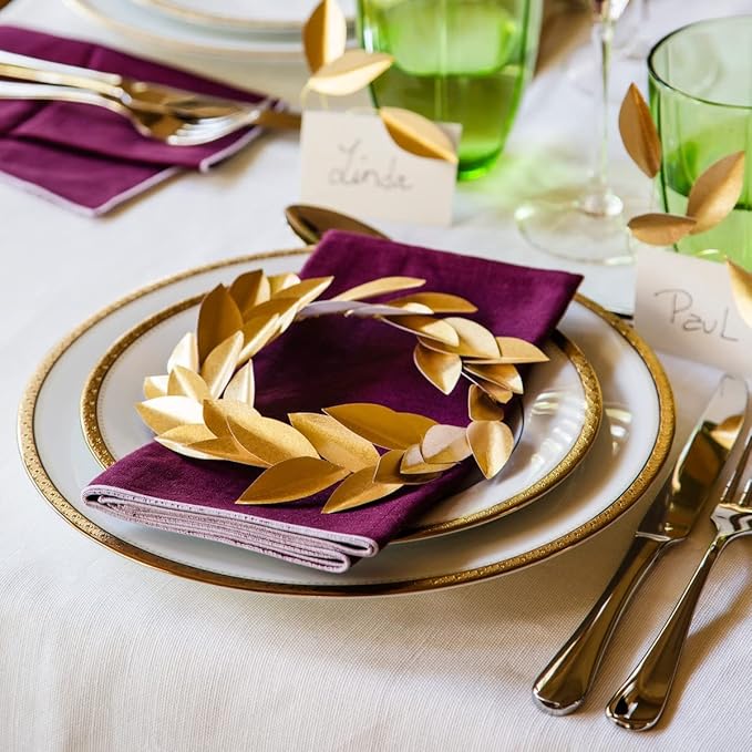 Noritake Charlotta Gold 60-Piece Value Set, Service for 12 in White
