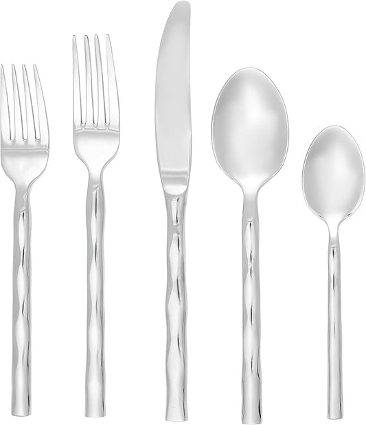 Towle Living 20-Piece Calypso Stainless Steel Flatware Set, Service for 4