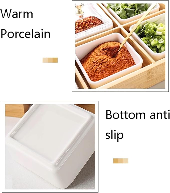 Salad plate Ceramic Divided Serving Dishes Platter with Clear Lid 3 Removable Appetizer Serving Bowls Relish Tray for Chips Fruits Candy Plastic plate (Color : 1)