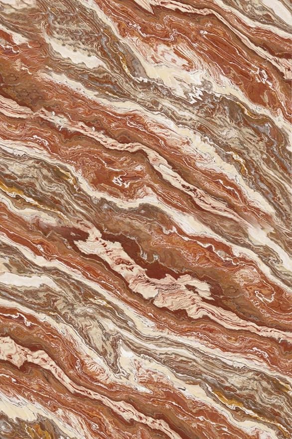 Modern Luxury Abstract Marble Rug 7x12 Beige Brown Swirl Texture Area Rugs for Living Room Bedroom Dining Room Washable Non-Slip Kitchen Carpet Low Pile Soft Floor Mat