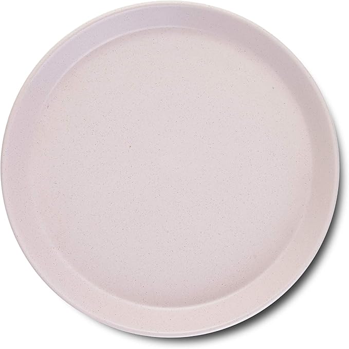 Stone Lain Albie Stoneware 16-Piece Modern Dinnerware Set, Kitchen Plates and Bowls Sets, Service for 4, Pink, Microwave & Dishwasher Safe