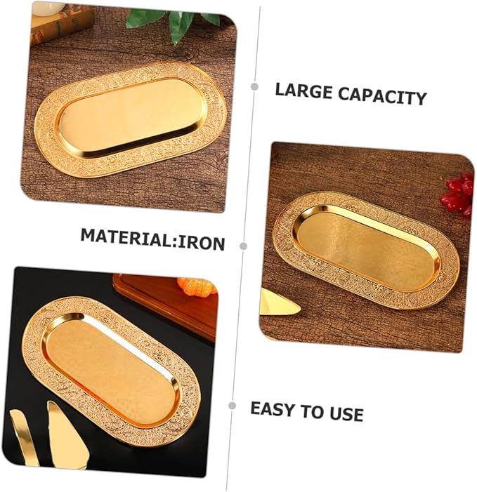 ABOOFAN Tiered Fruit Plate Charcuterie Board Serving Tray Decorative Snack Storage Holder