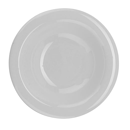 G.E.T. B-86-DW Melamine Narrow Rim Fruit/Dessert Bowl, 8 Ounce, White (Set of 12)