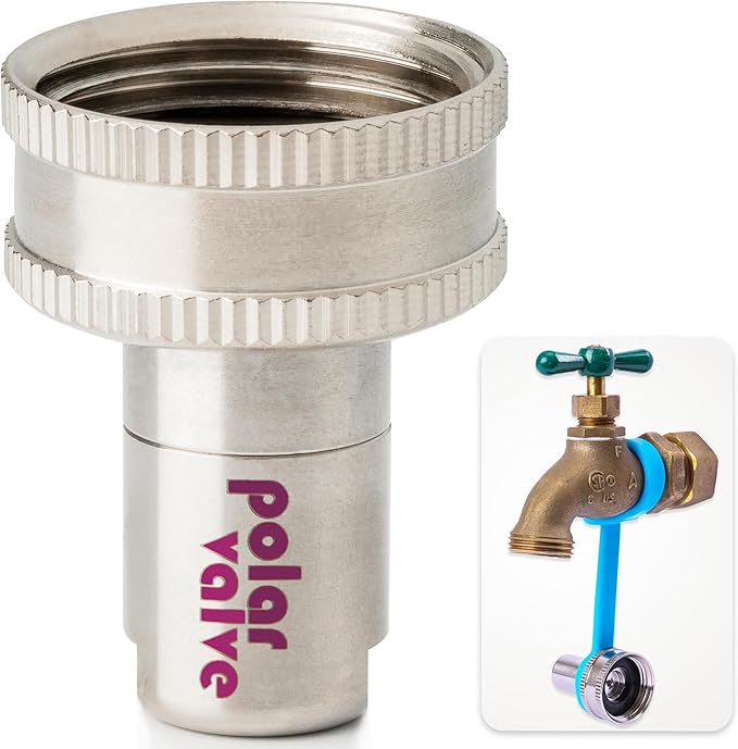 Freeze-Proof Outdoor Device for Tap Water Faucets (Straight-Type, 1 Unit) – Fits Spigots, Water-Saving and Automatic Faucet Systems, Water Control Valves, and Faucet Handles