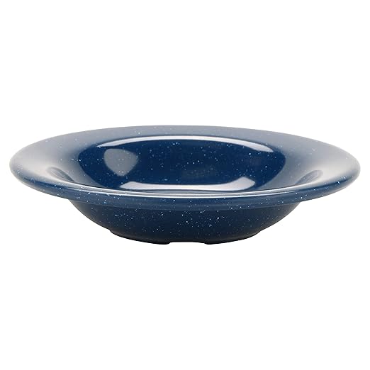 GET BF-050-TB Melamine Narrow Rim Fruit/Dessert Bowl, 3.5 Ounce, Texas Blue (Set of 12)