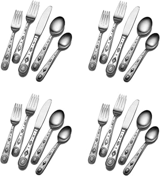 Wallace Taos Stainless Steel 20pc. Flatware Set (Service for Four)
