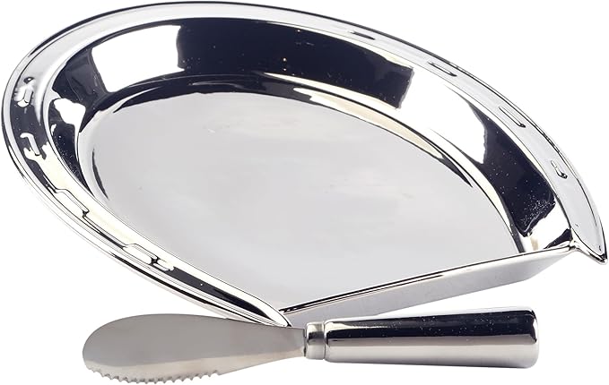 Derby Day at the Races Silver Coast 3-D Horseshoe Tray Set – Add race day glamour to your table with this porcelain tray set, perfect for hosting, gifting, and celebrating in equestrian elegance.