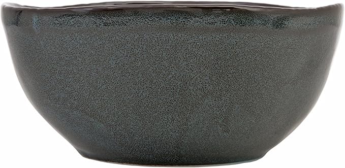 D&V 3 Piece Stōn Porcelain Dinnerware Bowl Set, 7.5" x 3.5", Twilight