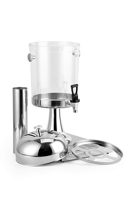 2.2 Gallon Single Beverage Dispenser On Stand With Centre Ice Core And Drip Trays Durable And Long Lasting Easy To Use And Clean
