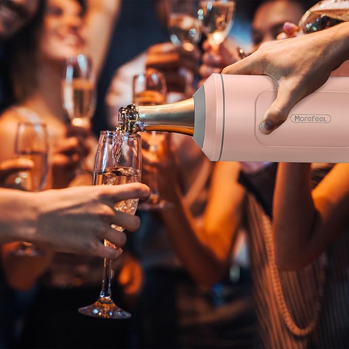 Wine Chillers for Bottles-Ideal Gift for Wine Lover, Stainless Steel Portable Champagne Cooler Sleeve Bucket-Double Walled Vacuum Insulated for Most 750ml Bottles with Long-Lasting Temperature Control