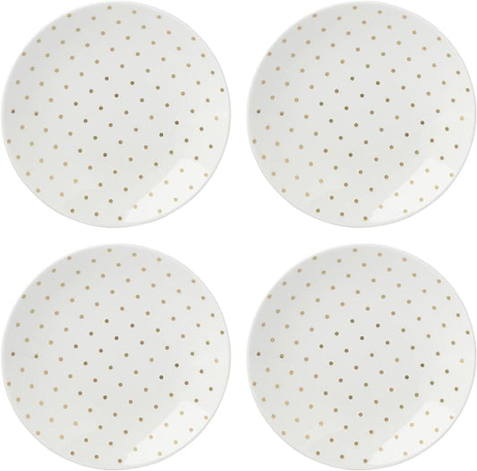 Kate Spade New York Everdone Lane Tidbit Appetizer Plates, Set of 4