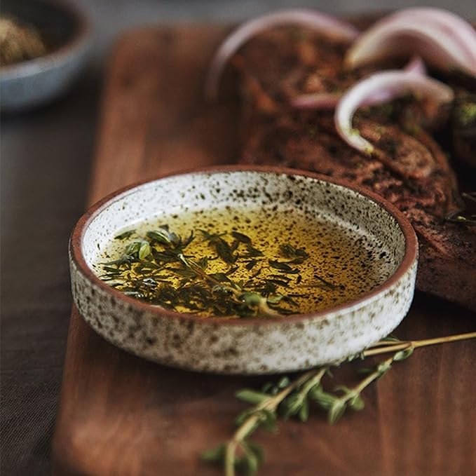 Appetizer Plate 1pcs Dipping Bowl Pottery Round Sauce Dish Ceramic Small Seasoning Dish Wholesale Bowl Clay Wasabi Soy Sauce Dish Snack Plate Sauce Dipping，E