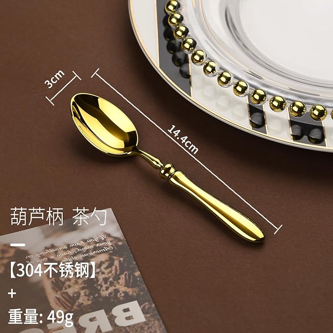Gold Silverware Set for 6 Flatware Luxury 30 Piece German Gold Utensil Sets 18/8 Stainless Steel Cutlery Set for Kitchen Include Fork Knife Spoon Tableware Fit Hotel Banquet Christmas Essentials