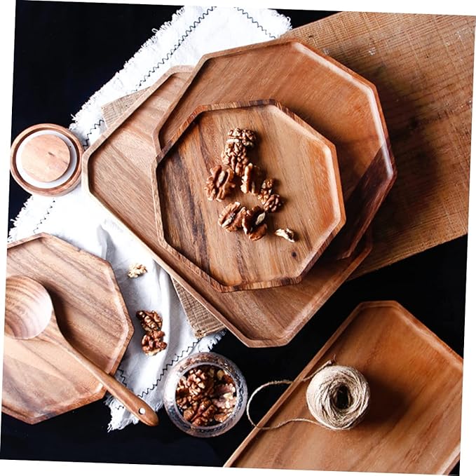 Zerodeko 1Pc Snack Serving Tray Elegant Food Storage Platter for Bread Desserts and Snacks for Parties Restaurants Catering and Home Use Workmanship