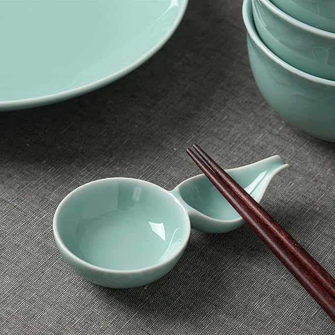 Appetizer Bowls 6pcs Gourd Shape Seasoning Dishes Dipping Bowls Appetizer Plates for Sushi Soy Dipping Bowl Snack Dessert Serving Dishes for Kitchen Home(4.72 Inch) Salad Bowls