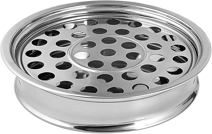 Communion Ware | Communion Tray | Holy Stackable Cup Trays for Churches | Communions Supplies | Portable Communions Tray with 40 Holes Disk | Stainless Steel - Shiny (Silver) Finish