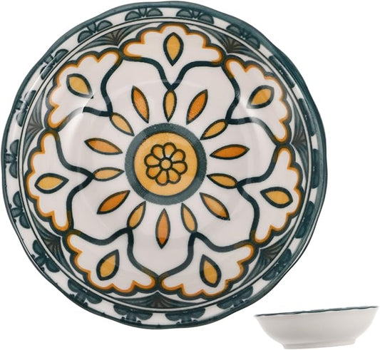 ABOOFAN Porcelain Sauce Dishes Ceramic Plate for Soy Sauce Condiments Appetizer