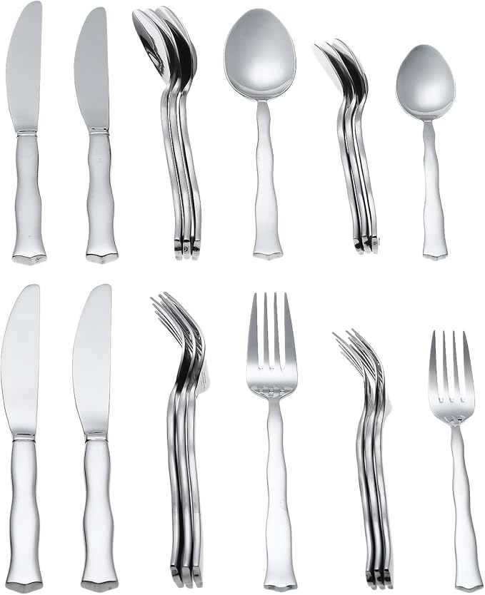 Godinger Jessica 20 Pc. Set of Stainless Flatware, Service for 4