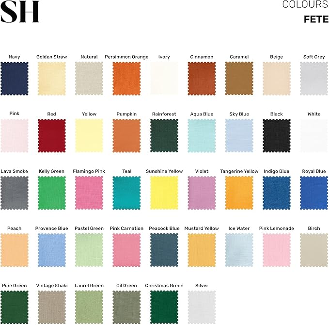 Solino Home Linen Table Runner 36 Inches - 100% Pure Linen Pink Lemonade Table Runner 14 x 36 Inch Ideal for Dresser and Coffee Tables, Christmas - Fete
