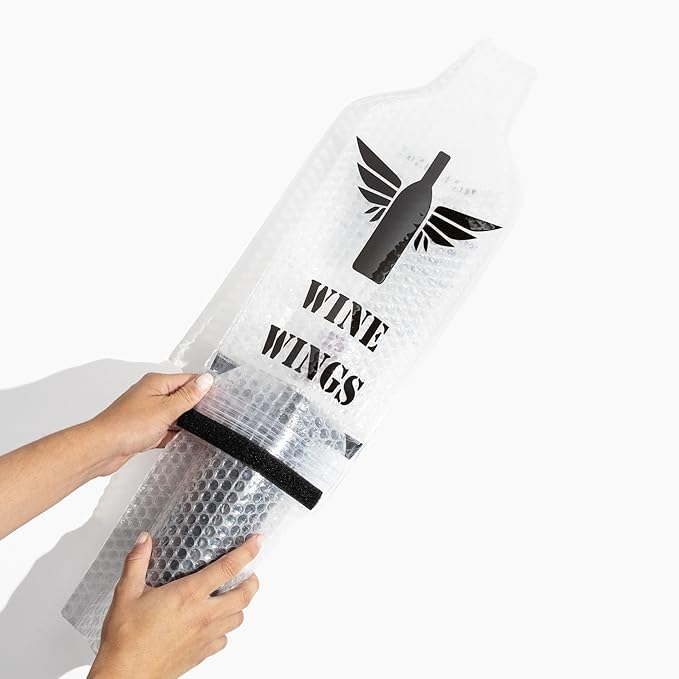 UPGRADED 4 Pack [8 pcs] Reusable Wine Bags for Travel, Leakproof Wine Bottle Protector Sleeves Carrier, Suitcase Airplane Cruise Car, Alcohol Liquor Case