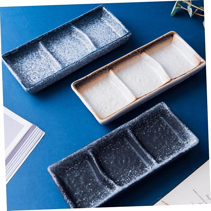 Luxshiny Mocha Ceramic Seasoning Dish for Home Use Practical Appetizer Plates for Dipping Sauces Condiments and Dishes Suitable for Restaurants and Catering