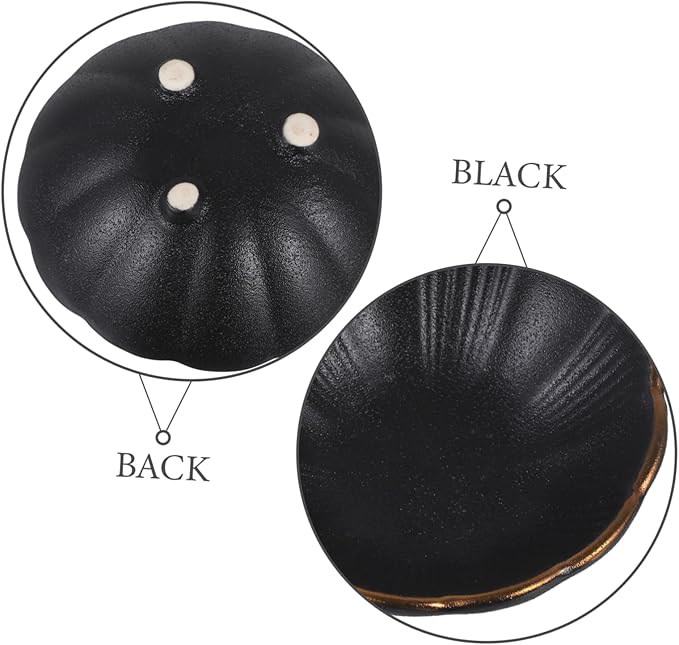 OUNONA 1pc Ceramic Sauce Dishes Snack Plate Seasoning Dipping Plate Little Appetizer Container Flavor Dish