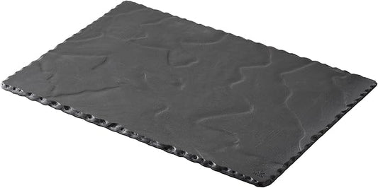 Revol 641001 11.75 by 7.75" Rectangular Plate, Matt Slate Style