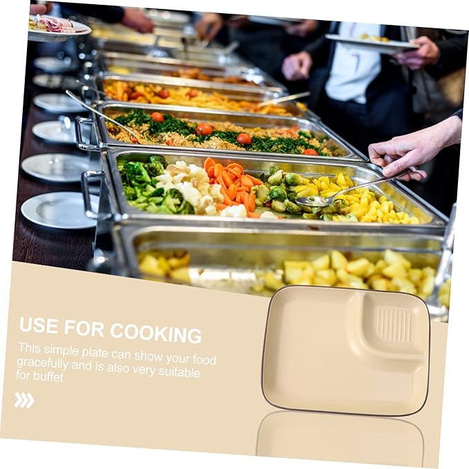 Amosfun Ceramic Dumpling Plate Sauce Grid Dipping Bowl for Appetizers Nordic Design for Serving Dumplings and Salads