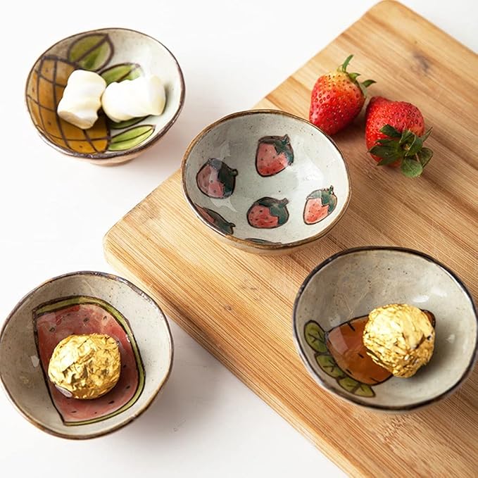 Dipping Bowls Snack Dessert Plate Snack Bowl Dipping Sauce Bowl Appetizer Plate Cookie Fries Party Decoration Candy Plate Suitable for Home Kitchen Restaurant Appetizer Bowls (Size : E)