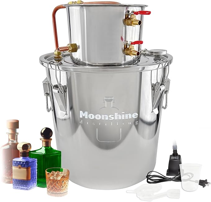 ALDKitchen Alcohol Wine Distiller | Moonshine Still | Water Alcohol Distiller (30L)