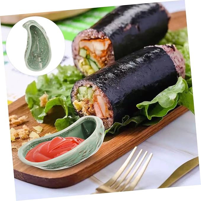 Elegant Ceramic Plates Oyster Shell Design Food Serving Dinnerware Versatile