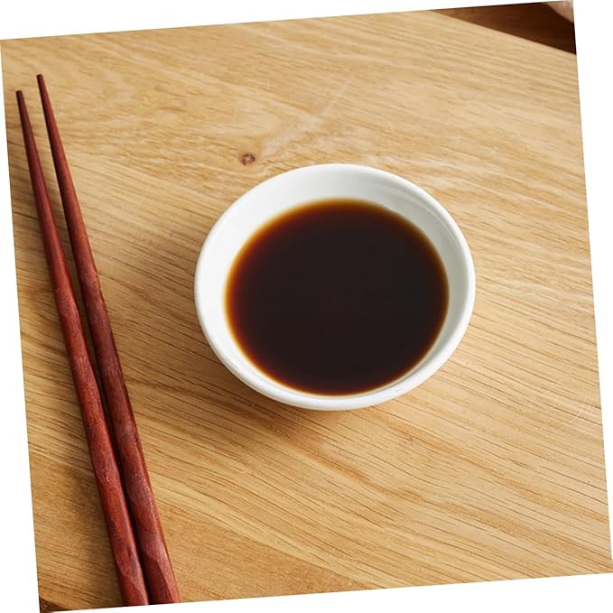 6pcs Ceramic Dipping Plates for Sauces Condiments and Appetizers Snack Dishes for Home Restaurants and Picnics Simple Design for Table Decoration