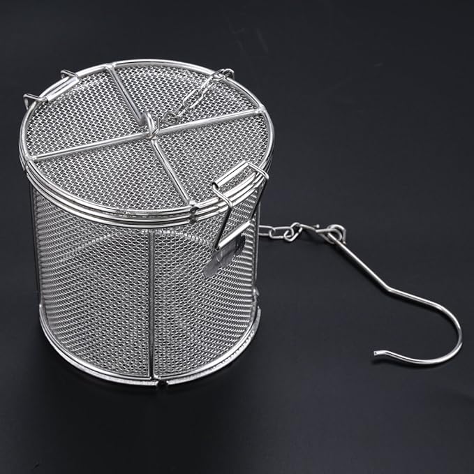 AUNMAS Stainless Steel Tea Strainers for Loose Tea, Mesh Design Tea Infuser with Chain, Tea Ball Strainer Soup Seasonings Seperation Basket Filter Ball for Cooking Home Restaurant