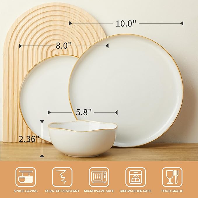 18 piece Dinnerware Sets White