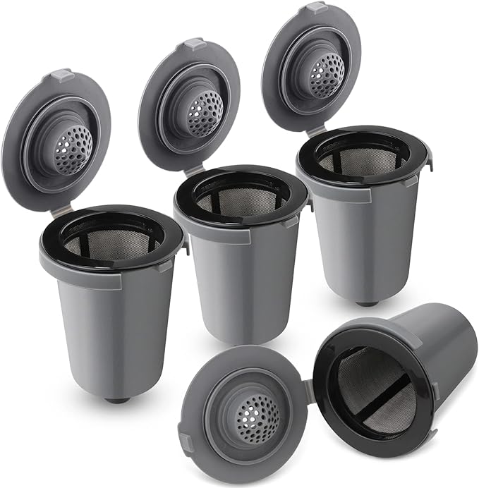 Reusable Filter Cup for Cuisinart, Gray (4 Pack)