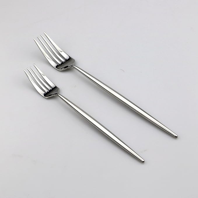 20-Piece Flatware Set, 18/10 Stainless Steel Dishwasher Safe, Mirror Polishing Silver