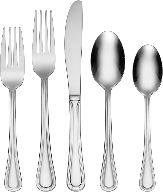 Oneida flatware 62-piece Set for 8 Flatware H081062A Tress Serving Set